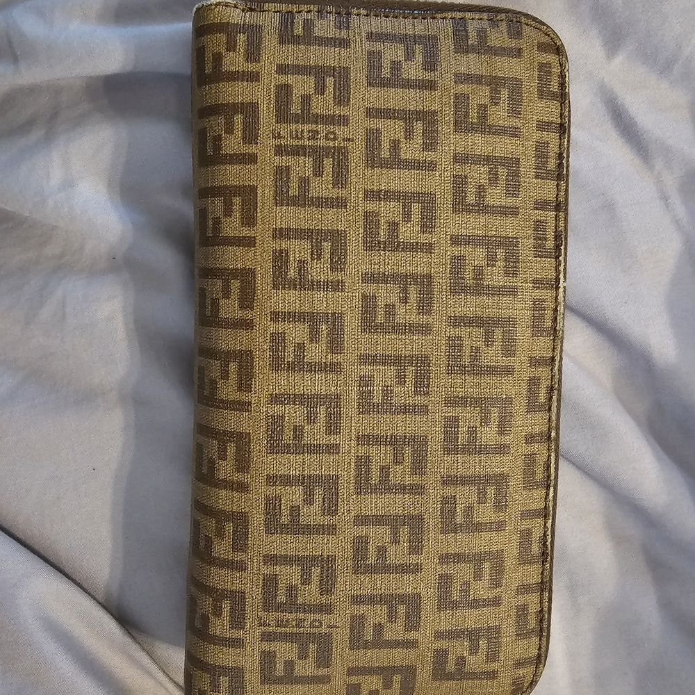 Fendi Brown and Tan Wallet
